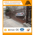 AJ-GATE005 Solid sliding steel entry metal gates design